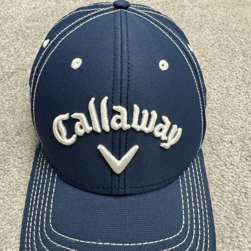 Callaway Tour Authentic Big Bertha Odyssey XR Golf Hat Mens Navy Blue Adjustable